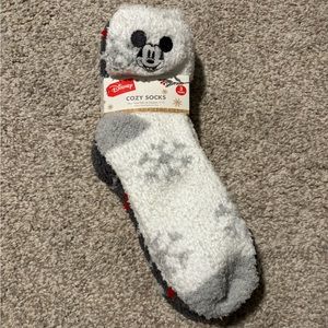 Disney Mickey Mouse Fuzzy Socks 3 Pack